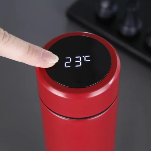 Garrafa Térmica com termômetro de Açõ inox